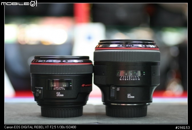 Canon EF 50mm f/1.2L USM 新兵入列~~(新增85mm f/1.2 L II 胖胖雙鏡合照)