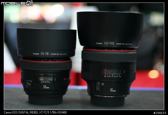 Canon EF 50mm f/1.2L USM 新兵入列~~(新增85mm f/1.2 L II 胖胖雙鏡合照)