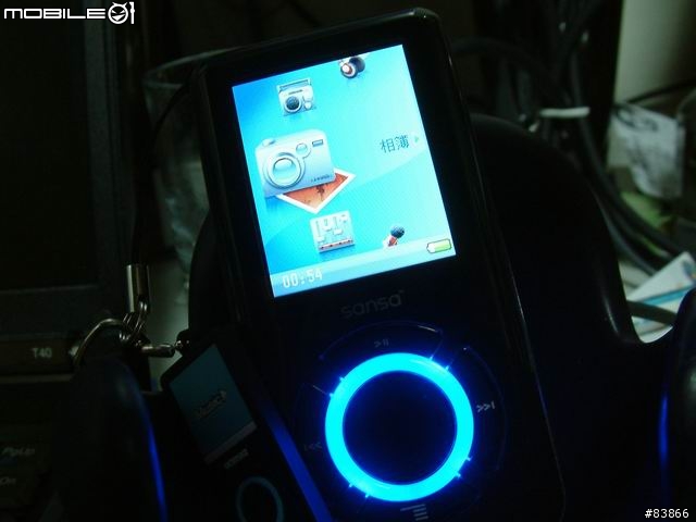 一抹幽藍~ Sandisk sansa e260