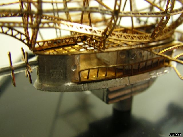 天空之城海盜金屬模型船 (圖多) Laputa Airship of Viking Tigermoth