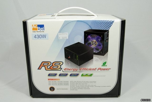 [測試]康舒R8系列430W電源供應器簡介及測試