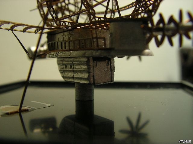 天空之城海盜金屬模型船 (圖多) Laputa Airship of Viking Tigermoth