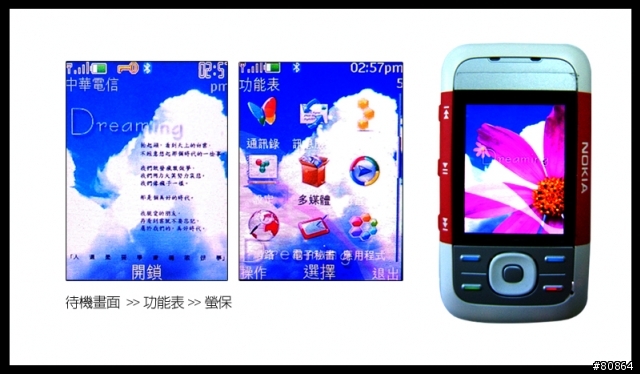 Nokia 5300 佈景主題「Dreaming」