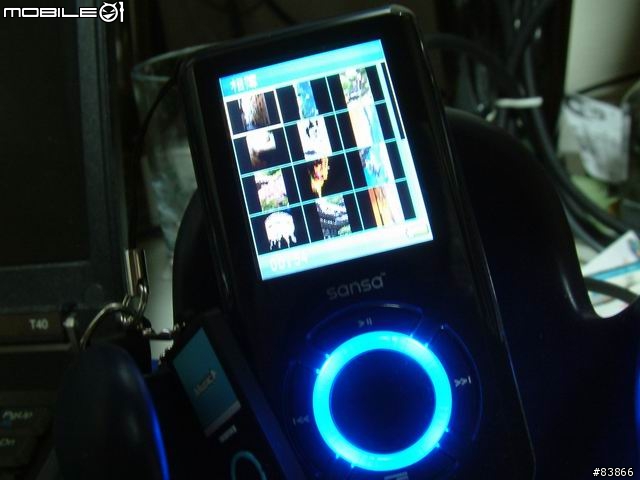 一抹幽藍~ Sandisk sansa e260