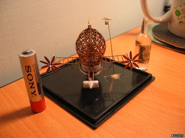 天空之城海盜金屬模型船 (圖多) Laputa Airship of Viking Tigermoth