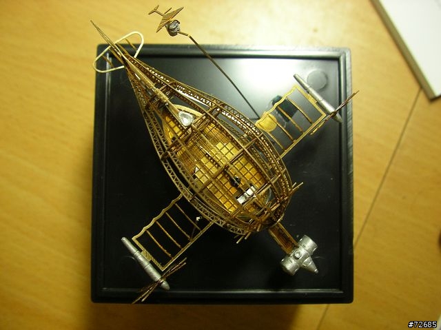 天空之城海盜金屬模型船 (圖多) Laputa Airship of Viking Tigermoth