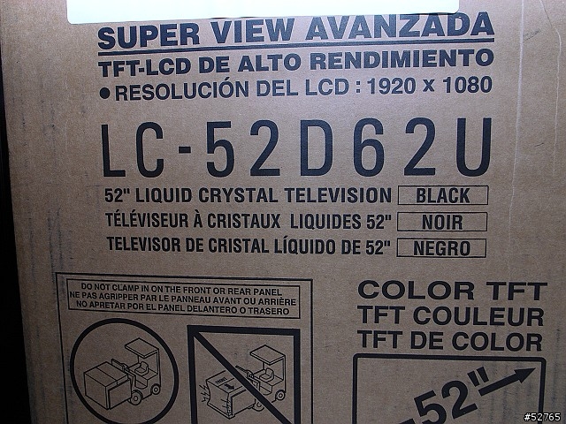 [開箱文] 燒的喲!!!  SHARP 52" LC-52D62U 液晶電視