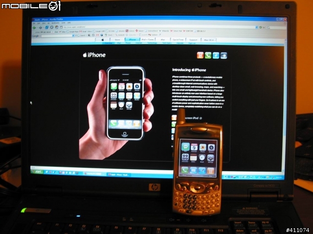 偽iphone進化版...palm OS 版 iphone...