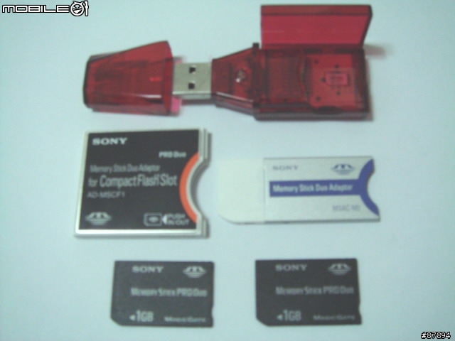 小玩意SONY AD-MSCF1 新到貨 (圖超多)vs MS DUO USB2.0 隨身變