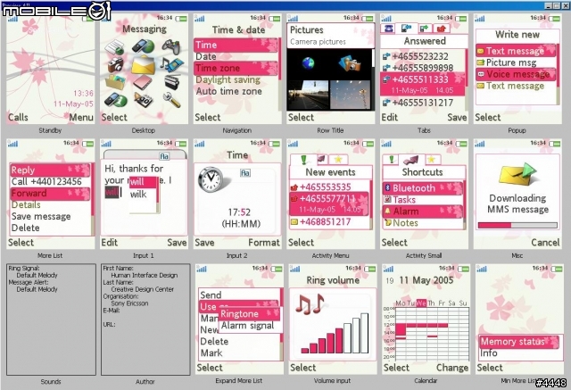 [K610i]W850i內建的Female Line主題