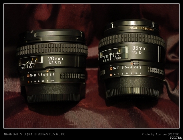 D50 & 輕巧的定焦三兄弟 ( 20mm , 35mm , 60mm )