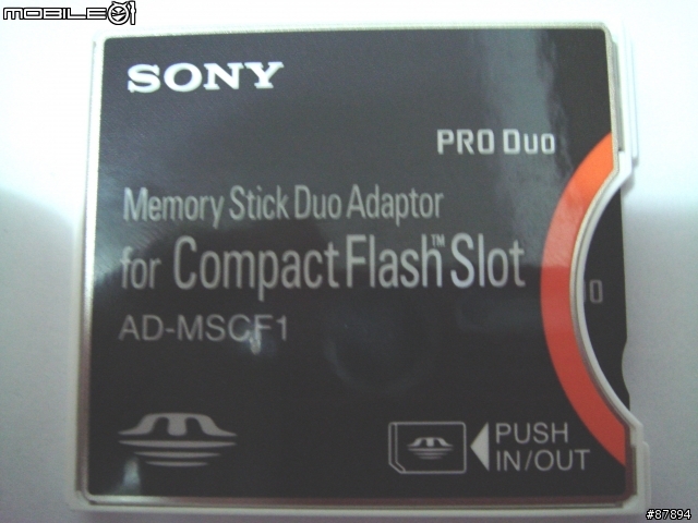 小玩意SONY AD-MSCF1 新到貨 (圖超多)vs MS DUO USB2.0 隨身變