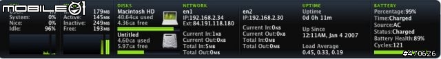 【Widget推薦】iStat Pro 系統資訊一把捉