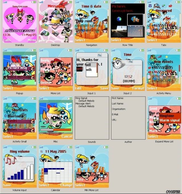 [W810/K750/K610] 飛天小女警動態主題
