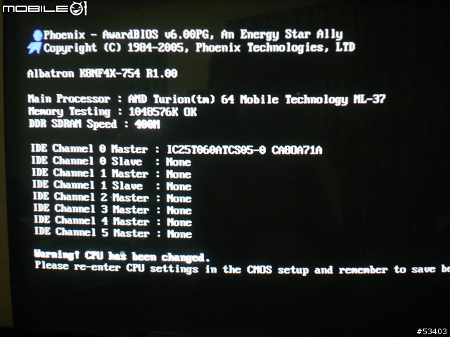 [法拉利FR4005引擎的去處] 青雲 K8NF4X-754 主機板 與 創見 1GB 記憶體 敗入報告