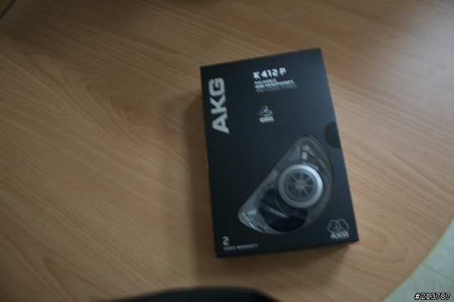 最近買了新的AKG      K412p