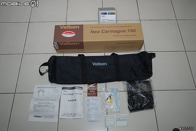 [分享] 碳腳架 Velbon Neo Carmagne 740 + Manfotto 488RC2 (圖多)