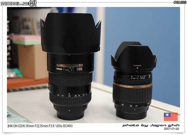 [測試分享]Nikkor AF-S 17-55mm F2.8G IF ED vs Tamron AF 17-50mm F2.8 大光圈標準數位變焦鏡皇比較測試