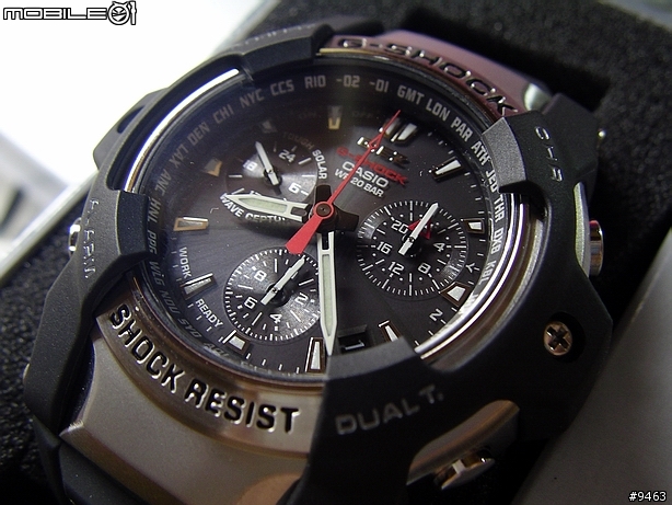 G-SHOCK 電波太陽能雙顯指針錶