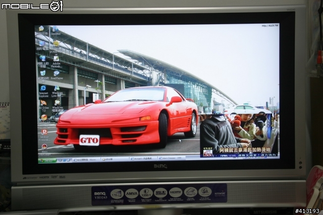 現在最熱的32" LCD BENQ VH-3243各種訊號畫面