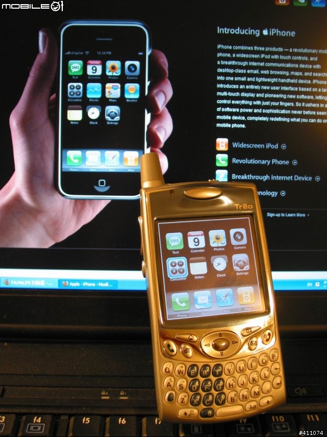 偽iphone進化版...palm OS 版 iphone...