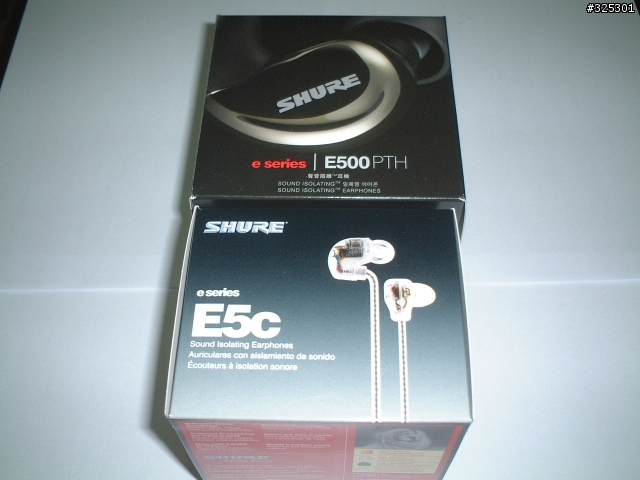 [開箱分享] 非客製旗艦耳道耳機 Shure E5C 與 Shure E500