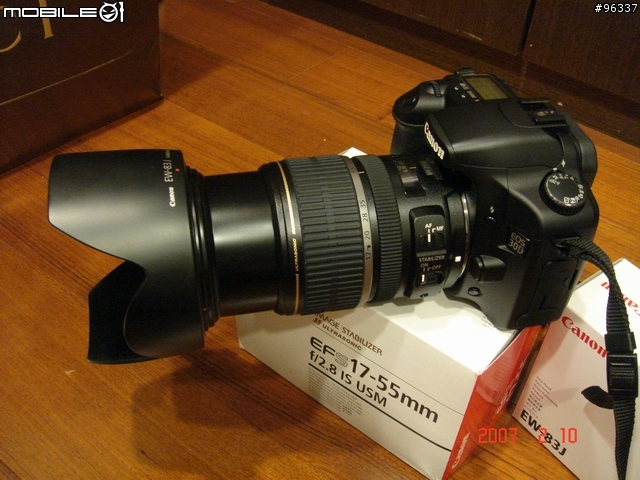 終於敗了~~Canon 17-55 IS USM