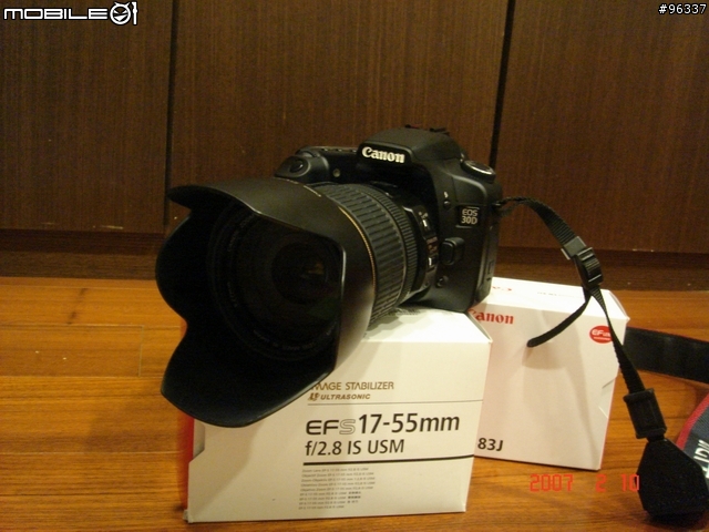 終於敗了~~Canon 17-55 IS USM