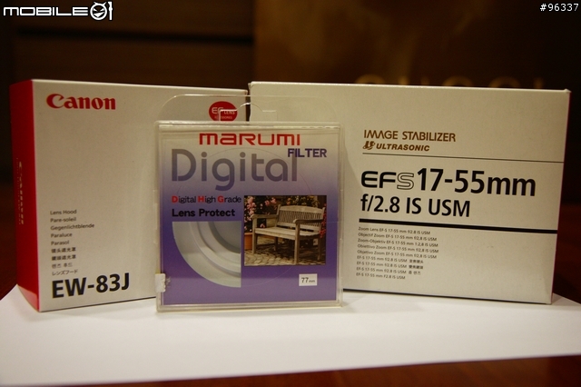 終於敗了~~Canon 17-55 IS USM