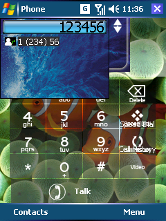 D810 3G iphone dialpad skin with video call button