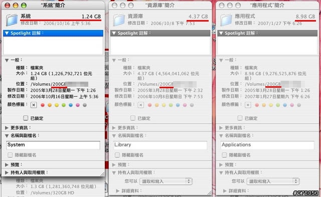 [調查]OSX很肥！！真的假的？