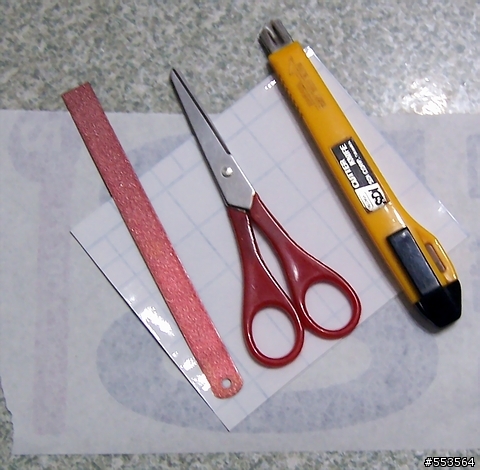 Z558i 按鍵保護貼簡易DIY