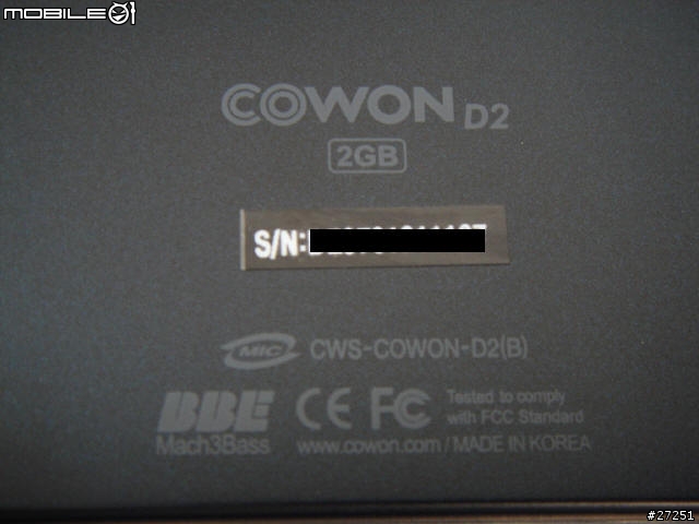 [分享] COWON D2 + MX90VC (圖多)