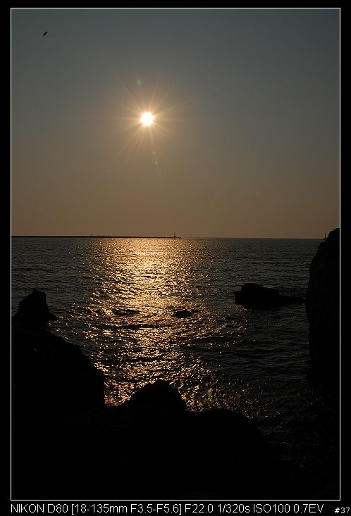 今天與西子灣夕陽對尬