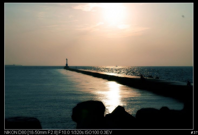 今天與西子灣夕陽對尬