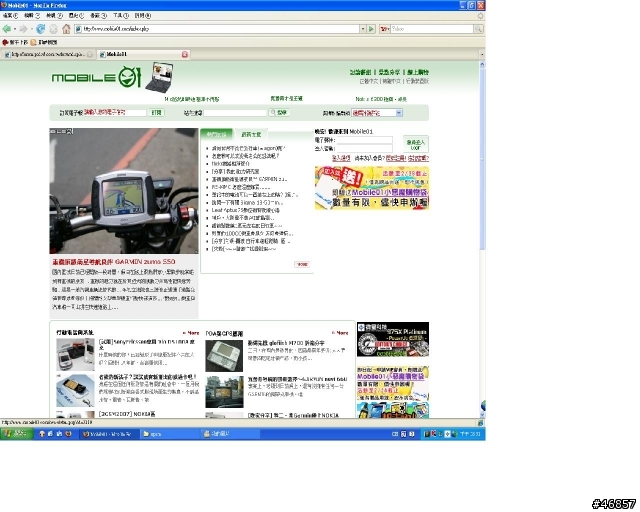 用firefox瀏覽01首頁的異常現象