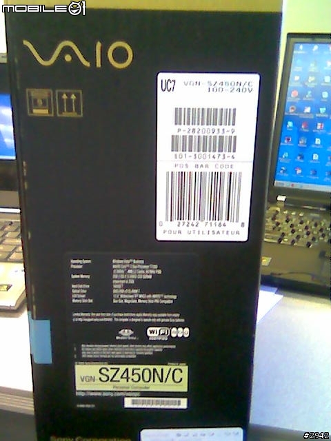 [分享] VAIO SZ450N/C 開箱