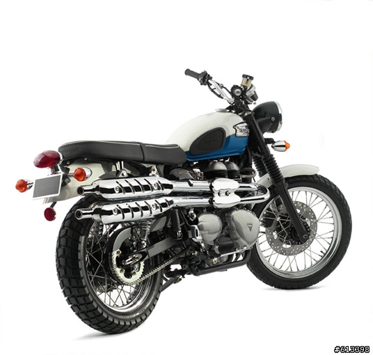 請問野狼的排氣管可以改成像凱旋的重車SCRAMBLER一樣嗎?