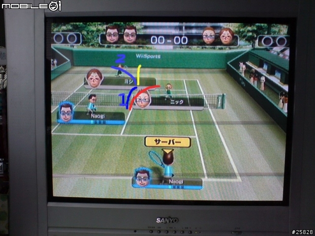[Wii]sports網球之外旋球(應該可以說是外旋球)