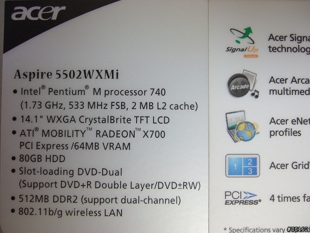 [ACER - 5502 ]早上開機 , 螢幕出現一條紫線 . . . . >"