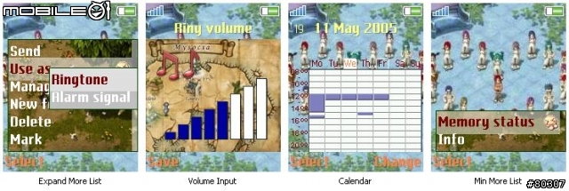 [神之領域]各型號的公版主題