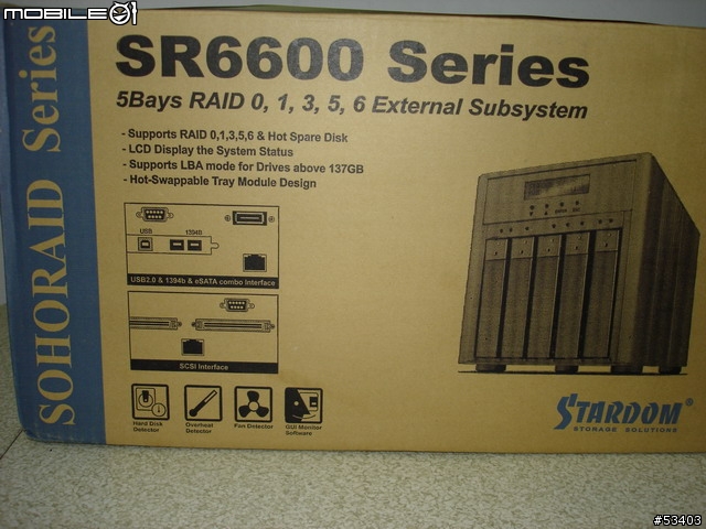 [敗家入手] 銳安SR6600-5S-WBS1 與 WD 500GB RE2 *5 所組成的 2TB 敗入介紹