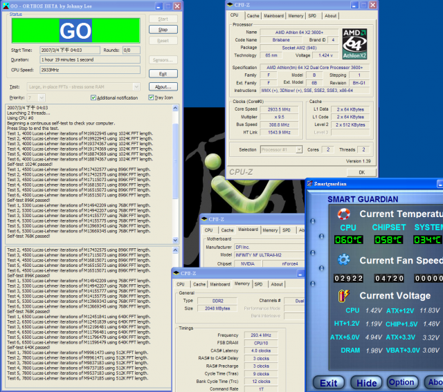 2007超值入門雙核心平台-65nm AM2 X2 3600+ 超頻實測