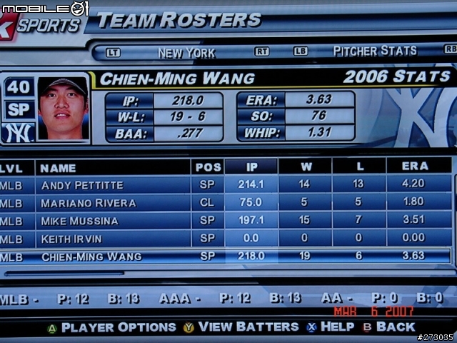 [分享]XBOX360 MLB 2K7