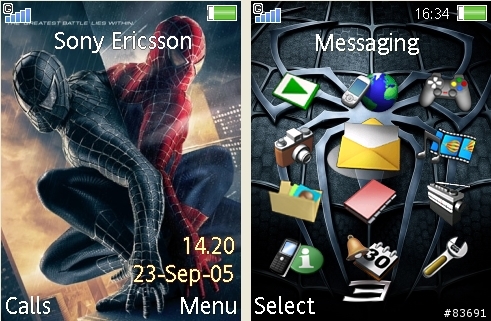 [W850i/K800i] Spiderman-3 新官方釋出桌布製作