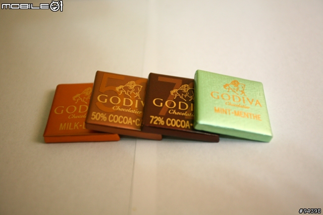 [小分享]Godiva片裝巧克力-披著Davidoff皮的Godiva