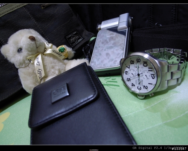 我的行頭...Porter...GUCCI...GRD...黃金鑽石翡翠...CAT...N93i...W800i...Ingersoll三環機械...小熊...聯合演出...[配件篇]