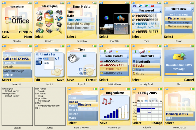 [W810i/K750i] Microsoft Office Style
