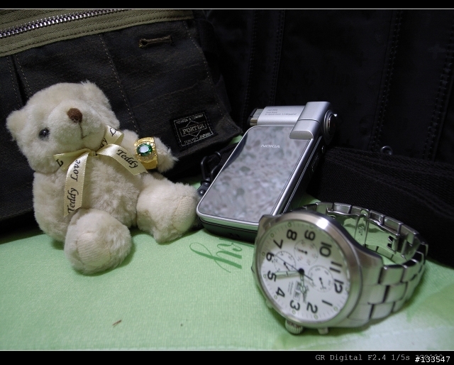 我的行頭...Porter...GUCCI...GRD...黃金鑽石翡翠...CAT...N93i...W800i...Ingersoll三環機械...小熊...聯合演出...[配件篇]
