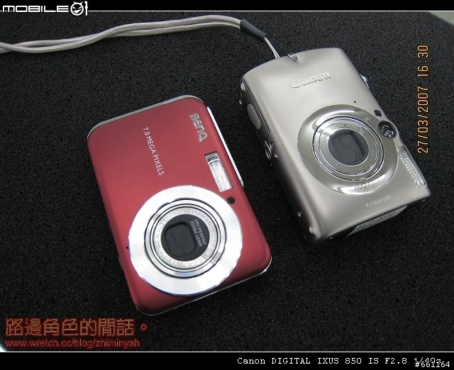 [分享] 開箱照 Casio EX-V7 & BenQ X720